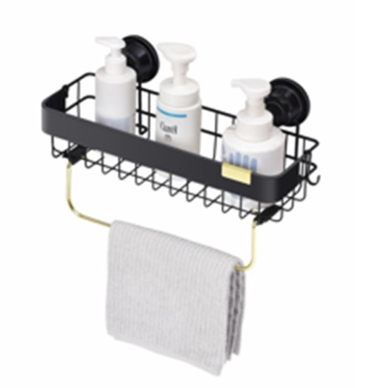 Полка для душа Iddis Soul LM004WC1Bi44 1 ярус цвет черный