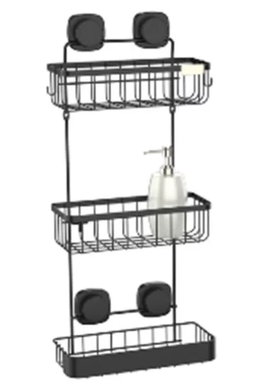 Полка для душа Iddis Soul LM006WC3Bi44 3 яруса цвет черный