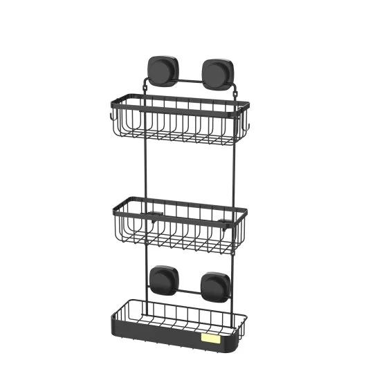 Полка для душа Iddis Soul LM006WC3Bi44 3 яруса цвет черный