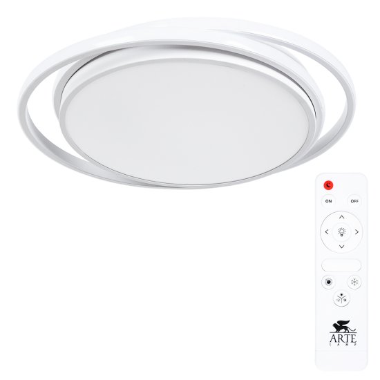 Светильник светодиодный накладной Arte Lamp Sonny 3000-6500К 100 Вт 14 кв.м белый IP20 с пультом (A2688PL-1WH)