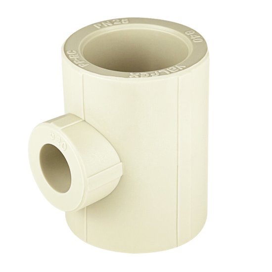 Тройник полипропиленовый Valfex переходный 40 х 20 х 40 мм серый (10402040Г)