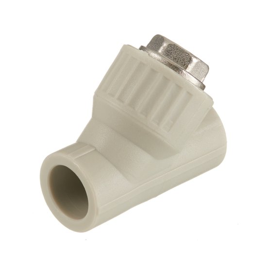 Фильтр полипропиленовый Valfex косой 20 мм В/В сетчатый серый (10141020Г)