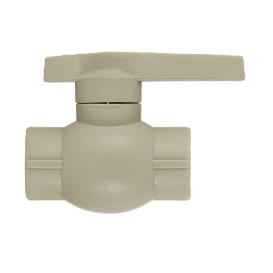 Кран шаровой полипропиленовый Valfex 20 мм серый (10144020Г)