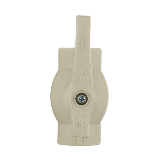 Кран шаровой полипропиленовый Valfex 20 мм серый (10144020Г)