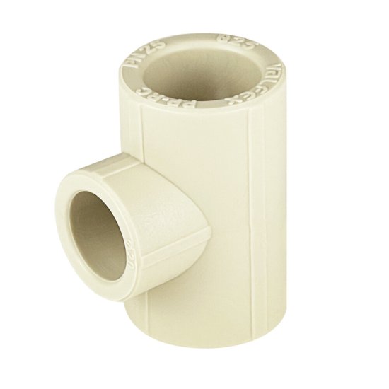 Тройник полипропиленовый Valfex переходный 25 х 20 х 25 мм серый (10252025Г)