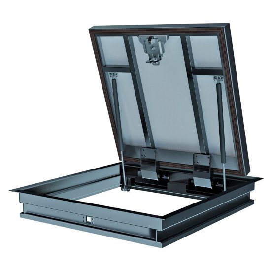 Люк ревизионный под плитку напольный Хаммер Бонд стальной 700х700 мм скрытый