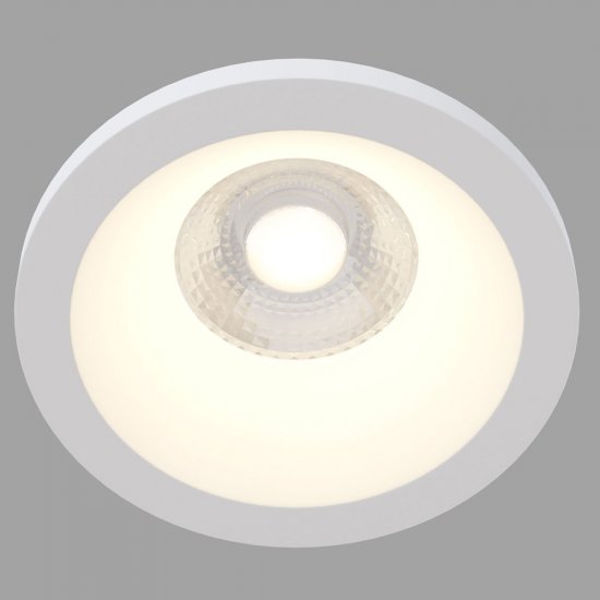 Светильник встраиваемый светодиодный белый 12 Вт 3000К IP65 Maytoni Zoom ДВО (DL034-2-L12W)