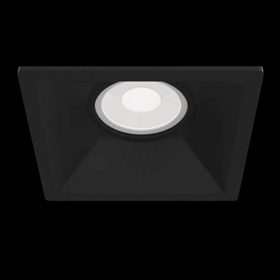 Светильник встраиваемый GU10 поворотный черный 50 Вт IP20 Maytoni Dot ДВО (DL029-2-01B)