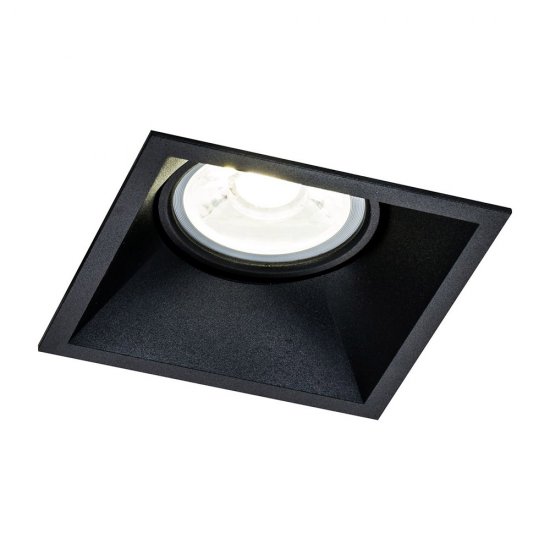 Светильник встраиваемый GU10 поворотный черный 50 Вт IP20 Maytoni Dot ДВО (DL029-2-01B)