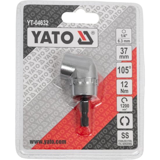 Угловой адаптер для бит YATO YT-04632