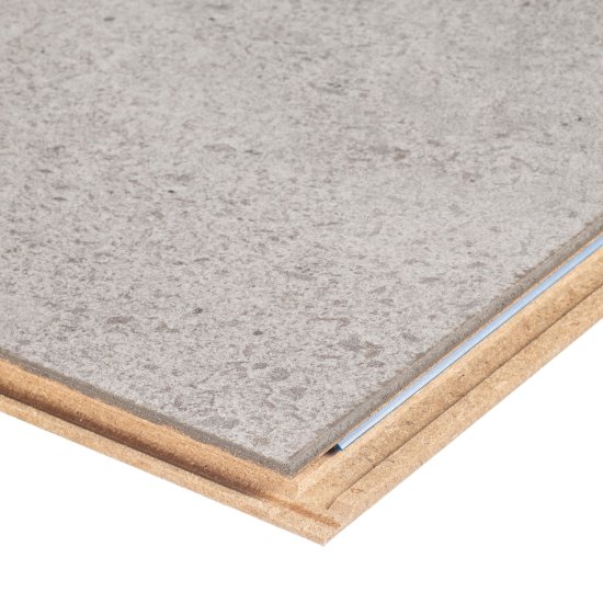 Ламинат 32 класс Classen Visiogrande бетон серо-коричневый 2,368 кв.м 8 мм с фаской влагостойкий широкий