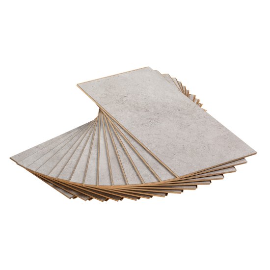 Ламинат 32 класс Classen Visiogrande бетон серо-коричневый 2,368 кв.м 8 мм с фаской влагостойкий широкий