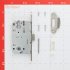 Замок врезной Fuaro PLASTP85C-50 SN для межкомнатной двери под цилиндр матовый никель