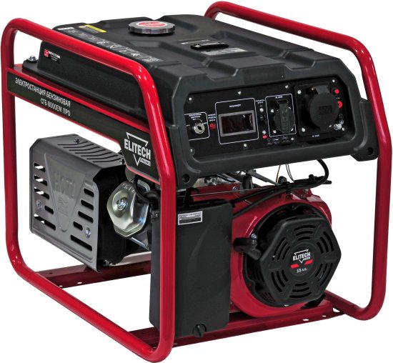 Генератор бензиновый Elitech СГБ 8000ЕМ Про, 6.5 кВт