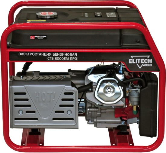 Генератор бензиновый Elitech СГБ 8000ЕМ Про, 6.5 кВт