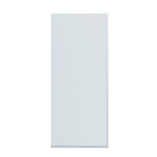 Шторка на ванну Mebelvann 50x130 см прозрачное стекло профиль хром