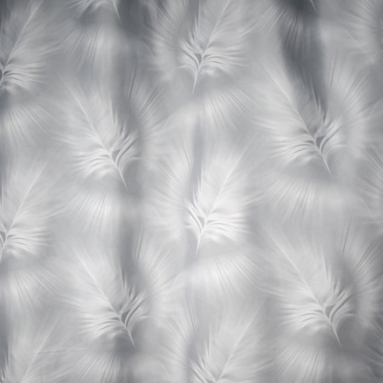 Штора для ванной Bath Plus Charme Red Floating Feather 180x180 см полиэстер цвет серый