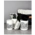 Дозатор для жидкого мыла Bath Plus Tropico W-CE2627AA-LD керамика цвет белый с черным рисунком