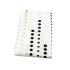 Штора для ванной Bath Plus Charme Red Mizzle II 180x200 см полиэстер цвет белый с черным и золотым