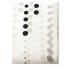 Штора для ванной Bath Plus Charme Red Mizzle II 180x200 см полиэстер цвет белый с черным и золотым