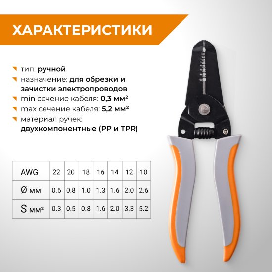 Клещи для снятия изоляции Rage PRO5