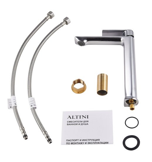 Смеситель для раковины Altini Shine 10531002-C однорычажный на столешницу цвет хром