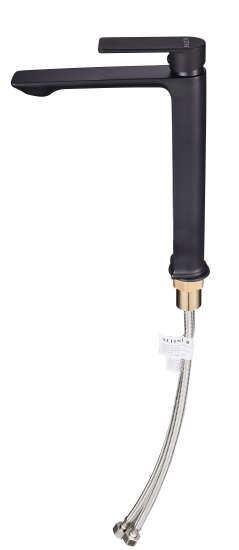 Смеситель для раковины Altini Shine 10531002-B однорычажный на столешницу цвет черный матовый