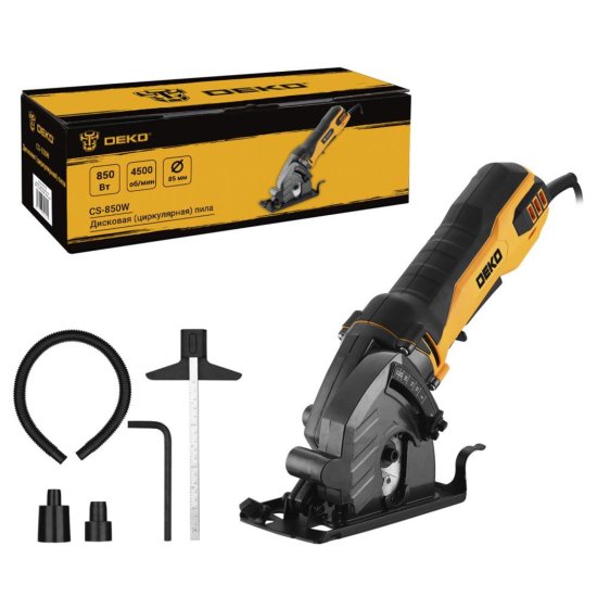 Пила циркулярная сетевая Deko CS-850W, 850 Вт, 85 мм