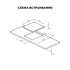 Варочная панель индукционная Lex EVI 430A IV 3 конфорки бежевая