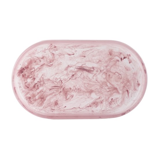 Поднос Verran Desire 11x19x2.4 см полирезин цвет розовый