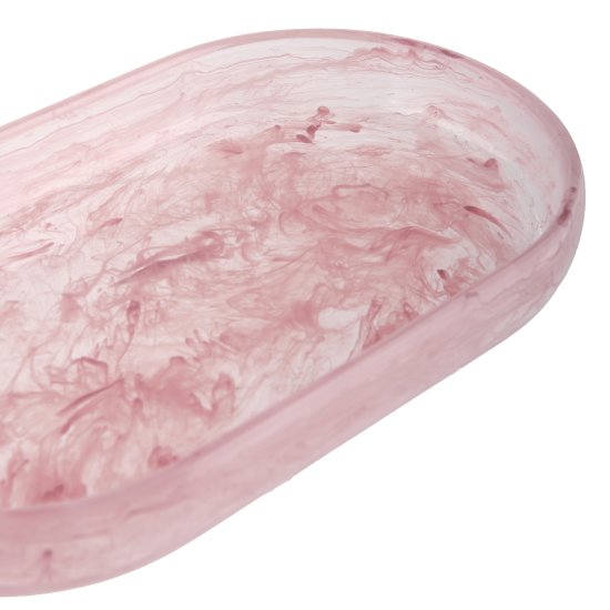 Поднос Verran Desire 11x19x2.4 см полирезин цвет розовый