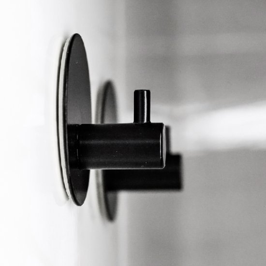 Крючок самоклеящийся Bath Plus KM022 металлический цвет черный 2 шт.