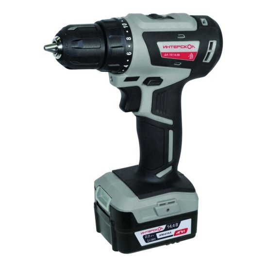Бесщеточная аккумуляторная дрель-шуруповерт Интерскол ДА-10/14