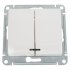 Двухклавишный выключатель Systeme Electric Glossa