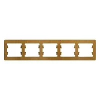 Горизонтальная пятипостовая рамка Systeme Electric GLOSSA