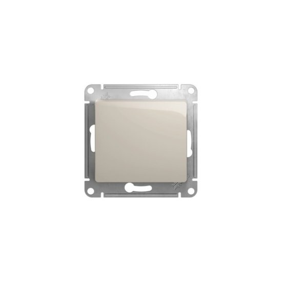 Одноклавишный переключатель Systeme Electric Glossa