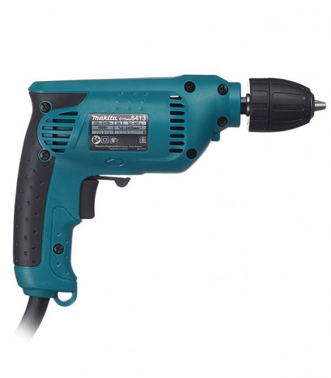 Дрель сетевая Makita 6413 450 Вт быстрозажимной патрон