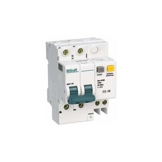 Дифференциальный автомат DEKraft ДИФ101-2Р-006А-030-C