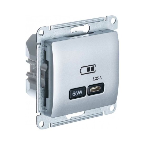 Розетка Systeme Electric USB GLOSSA