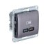 Розетка Systeme Electric Glossa