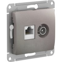 Двойная розетка Systeme Electric Glossa