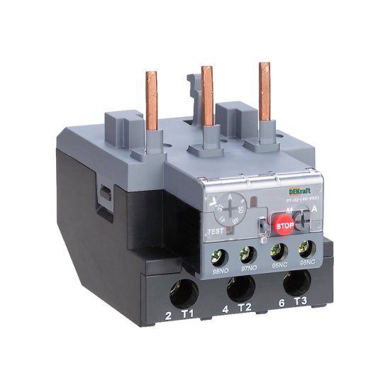 Тепловое реле для контакторов 40а-95а 7.0а-10.0а DEKraft 23171DEK