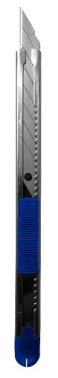 Нож строительный Vertextools 0045-9-1 пластиковый корпус сегментарное лезвие 190 мм