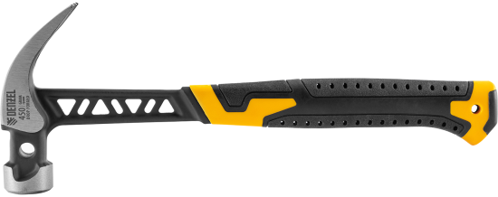 Молоток-гвоздодер Denzel 10466 фиберглассовая ручка 450 г