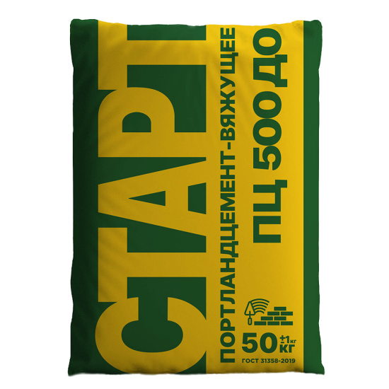 Портландцемент вяжущее ПЦ500 Д0 50 кг