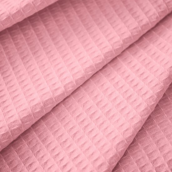 Полотенце вафельное кухонное Verossa Пион 40х70 см розовое