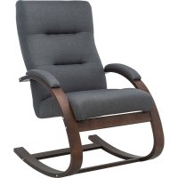 Кресло-качалка Leset Милано, Орех текстура, ткань Малмо 95