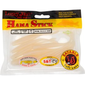 Съедобные искусственные виброхвосты Lucky John LJ Pro Series WACKY HAMA STICK