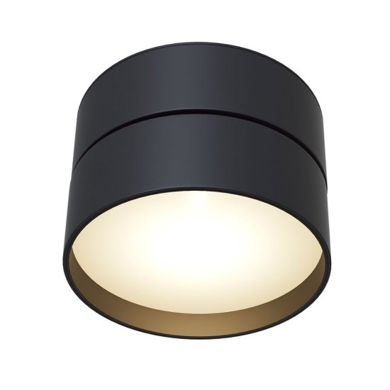 Светильник светодиодный накладной Maytoni Onda 4000К 19 Вт 9 кв.м черный IP20 (C024CL-L18B4K)