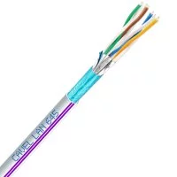 Интернет-кабель (витая пара) F/FTP CAT6a LAN 645 4х2х0,57 мм экранированный Cavel белый